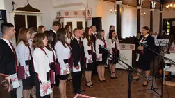 A Nagyberegi Református Líceum ballagási ünnepségén - Legyetek az üdvösség gyermekei. Fotó: Kárpátinfo/Kovács Elemér