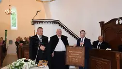 Hálaadó istentisztelet a makkosjánosi református templomban -Krisztus: igazi menedék, oltalom, élet. Fotó: Kárpátinfo/Kovács Elemér