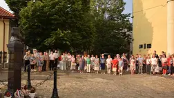 Ünnepi szentmise a beregszászi római katolikus templomban - Első királyunk emlékezete, az új kenyér megáldása