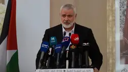 Iszmail Hanije, a Hamász politikai vezetője (Fotó: EPA/STRINGER)