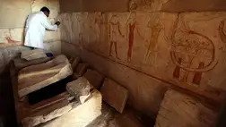 Rengeteg érintetlen kincset tártak fel Egyiptomban.  (Fotó: MTI/EPA/Haled el-Fiki)