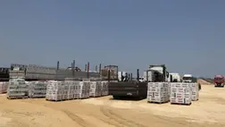 CENTCOM: Több mint 569 tonna segély érkezett Gázába a tengeren át