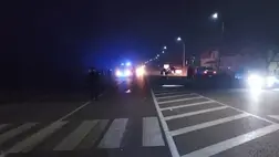 Cserbenhagyásos gázolás Kárpátalján, 17 éves fiatal az áldozat. Fotó: Nemzeti Rendőrség