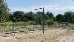Szabadtéri edzőparkot alakítanak ki Beregszászban, az Oázis parkban. Fotó: Babják Zoltán/Facebook