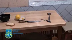 Nem izlett neki a nagymama levese - a 23 éves kijevi lakost 9 év börtönre ítélték a nő meggyilkolásáért a Holosivszkij kerületben. Fotó: Kijevi Városi Ügyészség