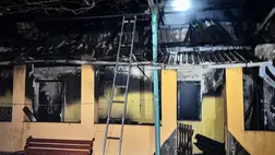 A Beregszászi járásban található Barkaszón kitört háztűzben életét vesztette egy 60 éves fogyatékkal élő férfi. Fotó: DSZNSZ