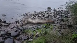 Egy férfi holttestét találták meg a román határőrök a Tiszában. Fotó: Ukrán Állami Határőrszolgálat 