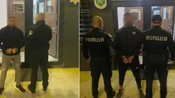 21, 24, 27 és 29 éves beregszászi férfiak megdobálták ismerősük boltját. Őrizetbe vették őket. Fotó: Nemzeti Rendőrség