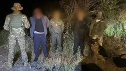 Az ukrán-magyar zoldhatáron próbálkoztak a férfiak. Kaszony. Kárpátalja.Fotó: Ukrán Állami Határőrszolgálat