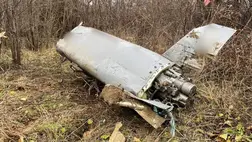 Felvételek a Kárpátalján megsemmisített ellenséges rakétáról