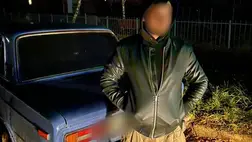 A kárpátaljai járőrök ittasan vezető sofőrt fogtak el, aki bírósági eltiltás ellenére vezetett autót. Fotó: Kárpátaljai Járőrszolgálat