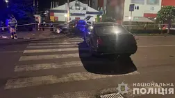 Öten sérültek meg egy ungvári közúti balesetben. Fotó: Nemzeti Rendőrség