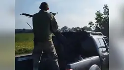 Az Ukrán Fegyveres Erők 650. kárpátaljai különálló légvédelmi géppuskás zászlóalja lelőtt egy cirkálórakétát Kárpátalja és a Lembergi terület határán. Fotó: Videórészlet. Viktor Mikita/Telegram