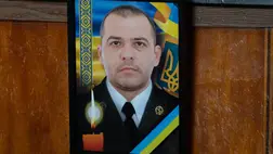 Ungváron utolsó útjára kísérték a háborúban elesett Ihor Prokopov őrnagyot. Fotó: Ungvári Városi Tanács