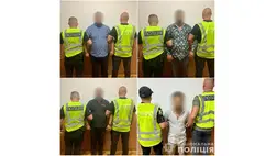 A kárpátaljai rendőrök letartóztattak négy férfit a Szőlősvégardó településen kitört verekedés miatt. Fotó: Nemzeti Rendőrség