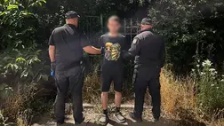 A 19 éves fiú már tizenharmadszor próbálta meg illegálisan átlépni a magyar–ukrán határt. Fotó: Ukrán Állami Határőrszolgálat