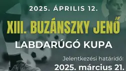 XIII. Buzánszky Jenő Labdarúgó Kupa