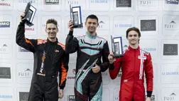 Kermor Motorsport pilóta nyilatkozatok az RMC Hungary OB 1-n. Fotó: Hajóka SportFotó