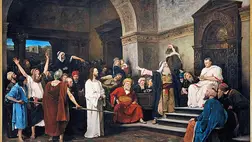 Munkácsy Mihály: Krisztus Pilátus előtt (forrás: Wikipedia)