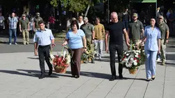 ugusztus 29-én Ukrajna hőseire emlékezünk, akik életüket adták a függetlenségért és a szabadságért. Kistérségünk is tisztelettel adózott a védők bátorságának.. Fotó: facebook.com/PublicPageBabjak