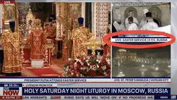 Az amerikai Fox News csatorna egy feliratban Kijevet orosz városként tüntette fel közvetítése során. Fotó: X.com