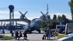 Be-12 Csajka kétéltű repülőgép. Kép forrása: Alexander Grebenkov via Wikimedia Commons