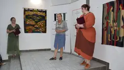 Berecz Margit művei a Na’Conxypan őszi tárlat megnyitóján - Harmónia és nyugalom. Fotó: Kárpátinfó/ Kovács Elemér