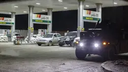 Benzinkút Bahmut közelében – átrendeződik az ukrán üzemanyagpiac / Fotó: Anadolu via AFP