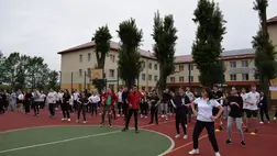 Egészség- és sportnap a beregszászi Felsőfokú Szakképzési Intézetben - Ép testben, ép lélek. Fotó: Kárpátinfó/ Kovács Erzsébet