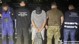 Embercsempész bukott le Aknaszlatinán. Fotó: Ukrán Nemzeti Rendőrség