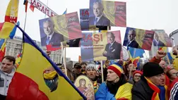 Káosz Romániában: erőszakos összecsapások történtek Calin Georgescu támogatóinak tüntetésén, többen megsérültek. Illusztráció. (Fotó: MTI/EPA/Robert Ghement)