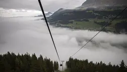 Hegyi felvonó. Illusztráció. (Fotó: MTI/EPA/Keystone/Gian Ehrenzeller)
