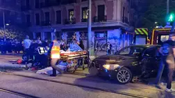 Franciaországban a tömegbe hajtott egy autó a PSG-szurkolók győzelmi ünneplése közben. Kiemelt kép forrása: X