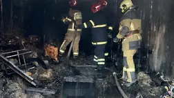 Kárpátalján, Ungváron kiütött tűzben életét vesztette egy férfi. Fotó: DSZNSZ