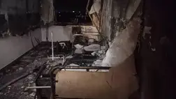 Halálos tűz az ungvári kórházban – 69 beteget evakuáltak. Fotó: DSZNSZ