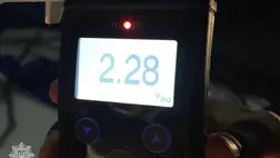 Részeg sofőrt kaptak el Munkácson – 11-szeres véralkoholszinttel vezetett. Fotó: Kárpátaljai Járőrszolgálat