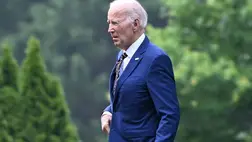 Joe Biden első függetlenség napját a Fehér Ház után nem Martha’s Vineyardon, hanem egy lakókocsiparkban töltötte / Fotó: AFP