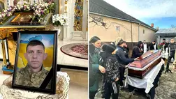 A Kárpátalján elbúcsúztak a háborúban elesett Vaszil Ruszintól. Fotó: Csinagyijevói Községi Tanács