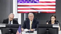 Keith Kellogg, Donald Trump amerikai elnök ukrajnai ügyekben illetékes különmegbízottja KIjevben. Fotó: facebook.com/rustemumerov.ua