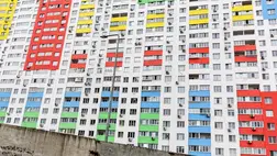 Lakótelep Kijev egyik külvárosában – az egekbe szöktek az ukrán albérletárak / Fotó: NurPhoto via AFP