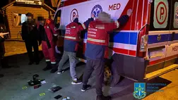 Letartóztatták azt a rendőrt Kárpátalján, aki mentőautóval segített katonaköteles férfiakat illegálisan Romániába juttatni. Fotó: Kárpátaljai Megyei Ügyészség