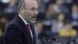 Manfred Weber, az Európai Néppárt (EPP) elnöke (Fotó: MTI/EPA/Ronald Wittek)