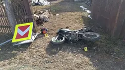 A rendőrség őrizetbe vett egy motorost, aki balesetet okozott, aminek következtében egy férfi megsérült. Fotó: Nemzeti Rendőrség