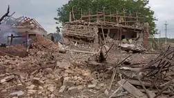 Az orosz hadsereg légibombákkal támadta meg a Zaporizzsjai területen található Huljajpole községet. A támadás során egy 65 éves nő és egy 62 éves férfi vesztette életét. Fotó: Zaporizzsjai Területi Katonai Közigazgatás