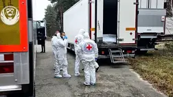 Oroszország újabb 1000 elesett katona holttestét adta át Ukrajnának. Fotó: Hadifoglyokkal való bánásmódért felelős koordinációs törzs