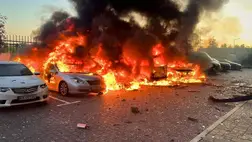  Pokoli éjszaka Ukrajnában, több nagyvárost is célba vettek az orosz rakéták (Fotó: State Emergency Service of Ukrai / Reuters)