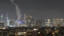 Rakéták csapódtak Tel-Aviv térségébe (Fotó: X)