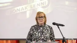 Siklósi Beatrix, a Jónak lenni jó! projektvezetője, a közmédia Jónak lenni jó! adománygyűjtő akciójának sajtótájékoztatóján Budapesten, a Bethesda Gyermekkórházban 2025. október 30-án.MTI/Szigetváry Zsolt