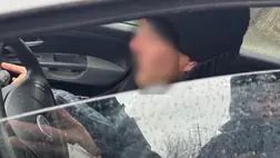 Kárpátalján, Ungváron 92 ezer hrivnyára büntettek egy sofőrt. Fotó: Kárpátaljai Járőrszolgálat