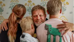 Szabó Győző mindhárom gyereke egy fotón